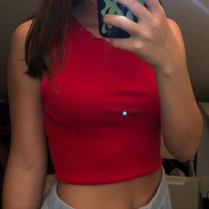 BERSHKA, NEVER WORN red tank top